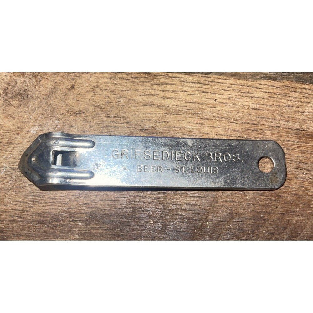 Vintage Beer Bottle Can Opener - Griesedieck Bros. Beer St Louis, Missouri